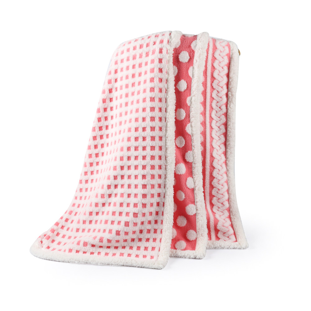 3d Jacquard Sherpa Blanket