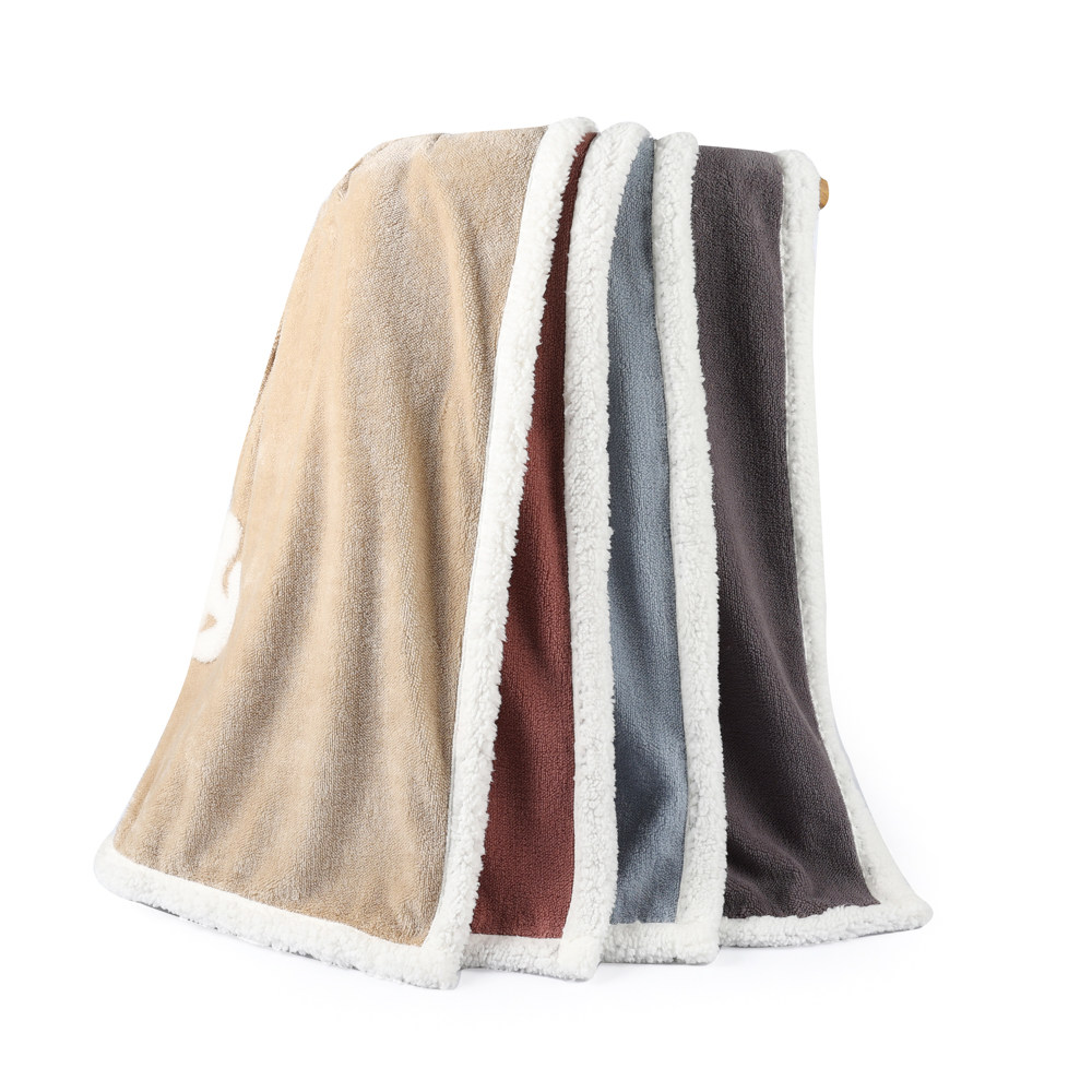 3d Jacquard Sherpa Blanket
