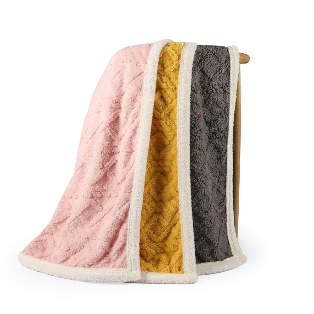 3d Jacquard Sherpa Blanket