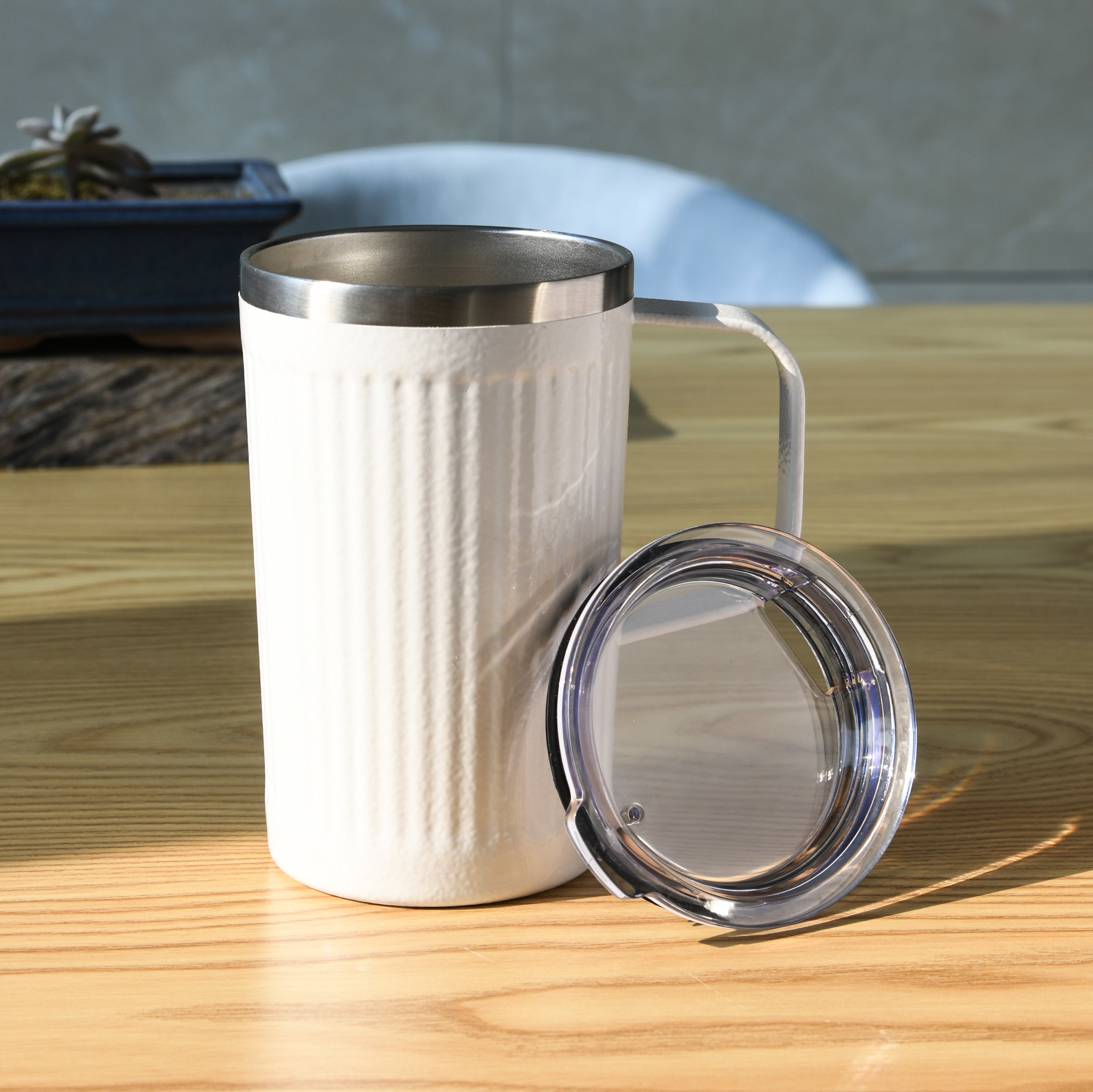 16.5oz SS Insulated Handled Tumbler