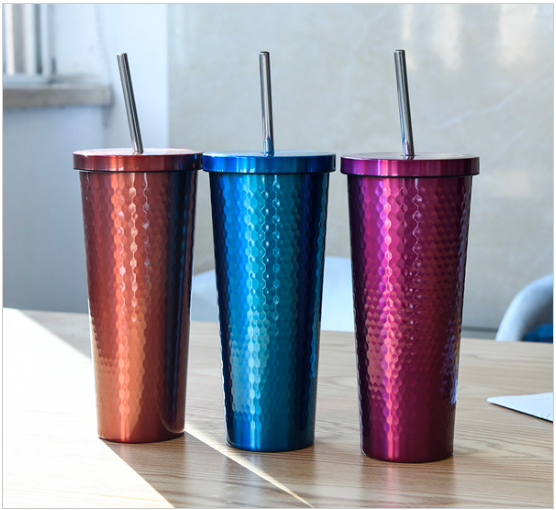 24oz SS Insulated Straw Tumbler
