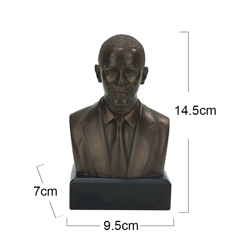 Barack Obama Bust Resin Statue