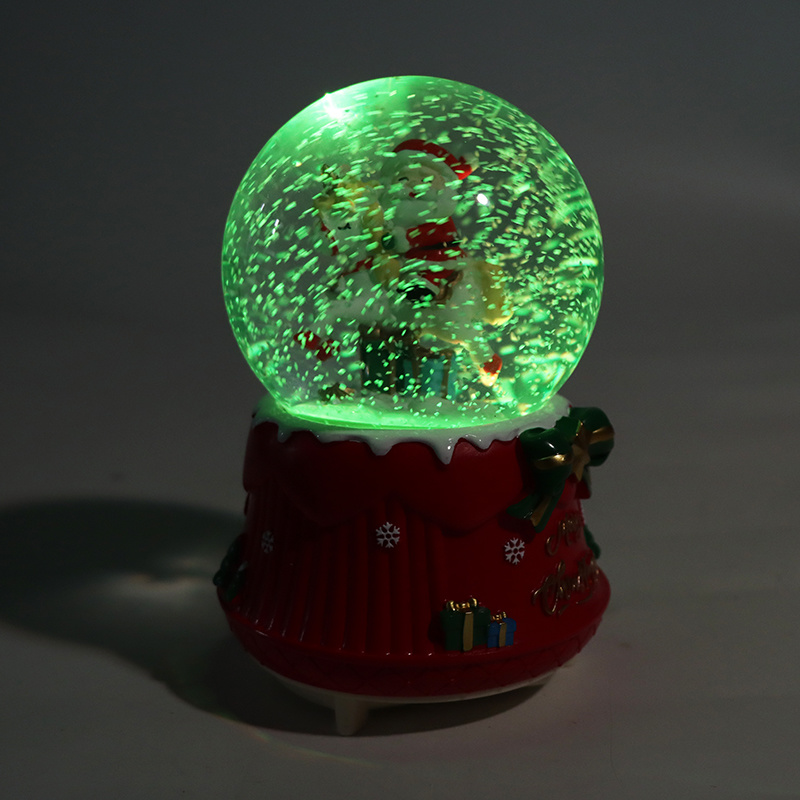 Christmas Custom Santa Unicorn Snow Globes