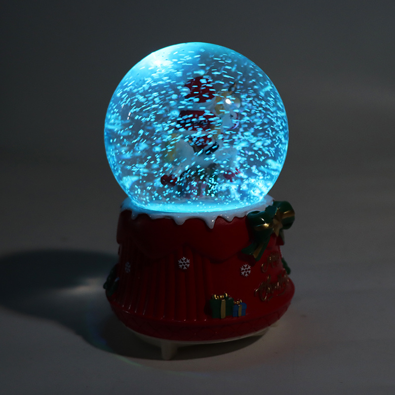 Christmas Custom Santa Unicorn Snow Globes