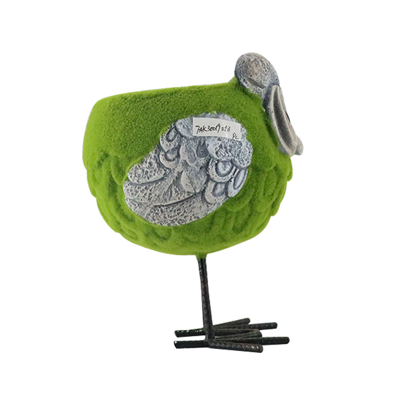 Flocking Owel Statue