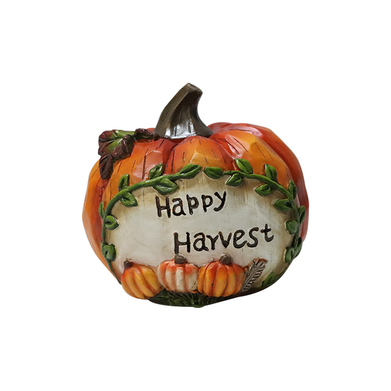 Halloween Pumpkin Lettering Statue