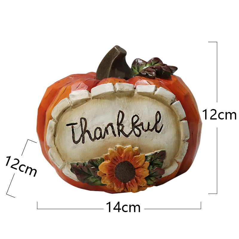 Halloween Pumpkin Lettering Statue