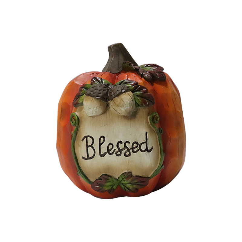 Halloween Pumpkin Lettering Statue