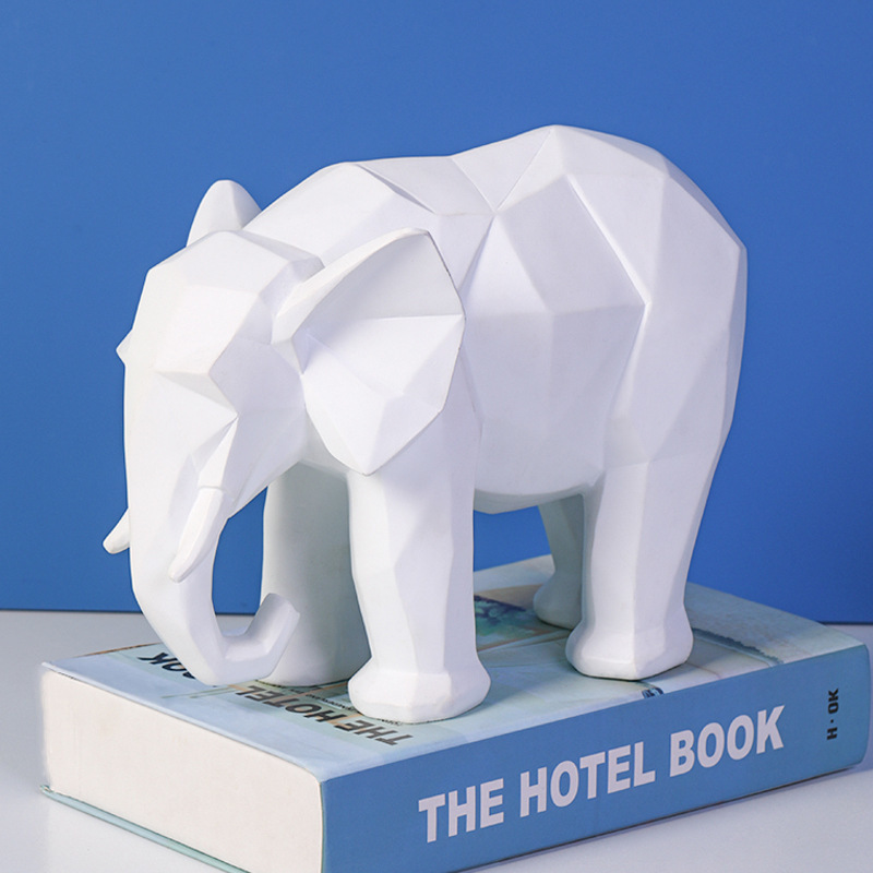 Nordic Geometric Elephant Custom Figurine