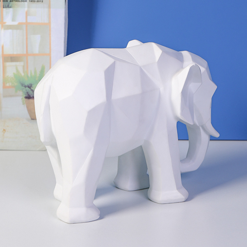 Nordic Geometric Elephant Custom Figurine