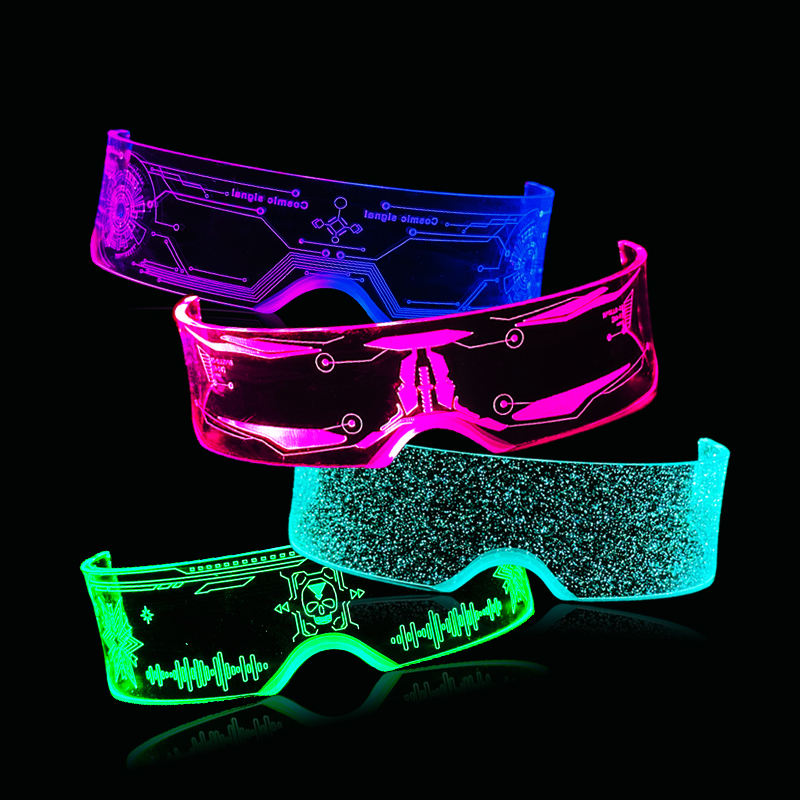 Light up Changeable Colors LED Glasses for DJ Party